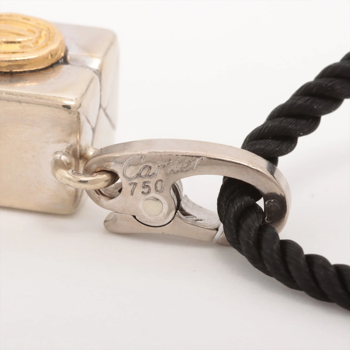 カルティエ ボックス コードネックレス 750(YG×WG) 総9.1g A2714781