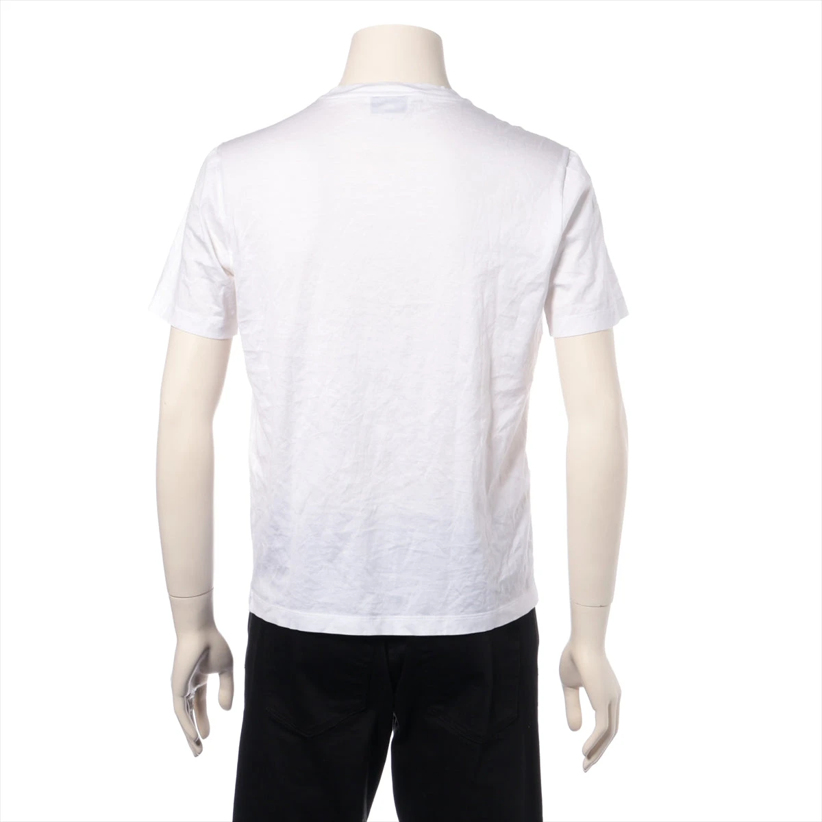 エルメス 19SS コットン×ポリエステル Tシャツ XS メンズ ホワイト 91 