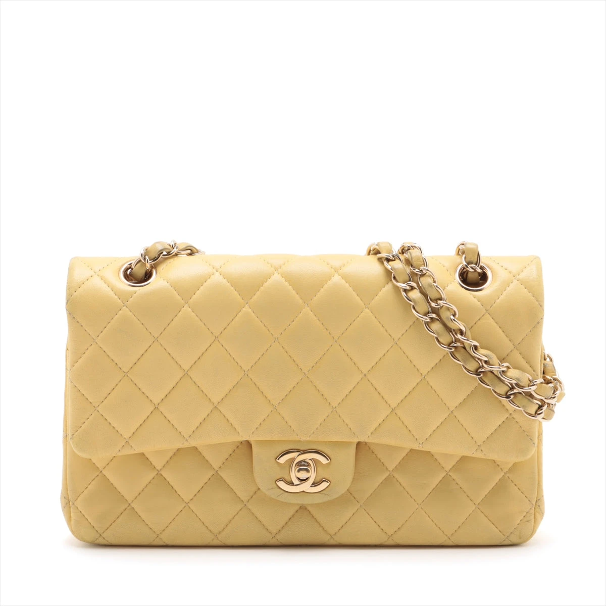 SALE‼️シャネル マトラッセ ラムスキン ダブルフラップ バッグ ゴールド シャネル マトラッセ25 ラムスキン ダブルフラップ ダブル