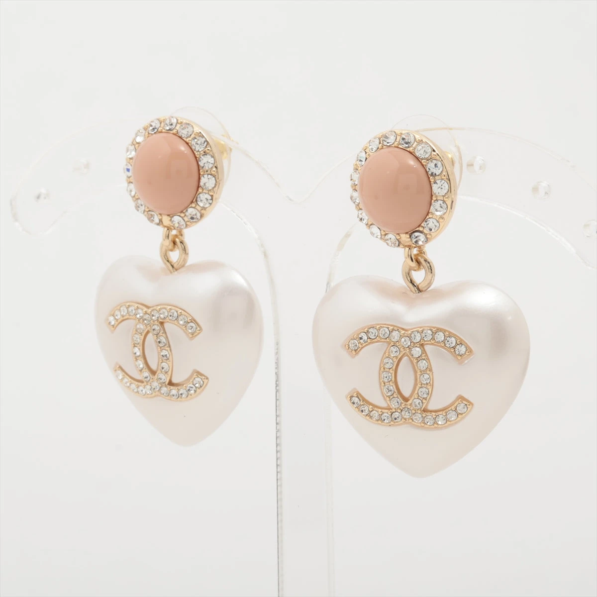 ◆シャネル ココマーク ピアス(両耳用) GP ゴールド ハート CHANEL シャネル ピアス アクセサリー 両耳用 CCマーク ハート