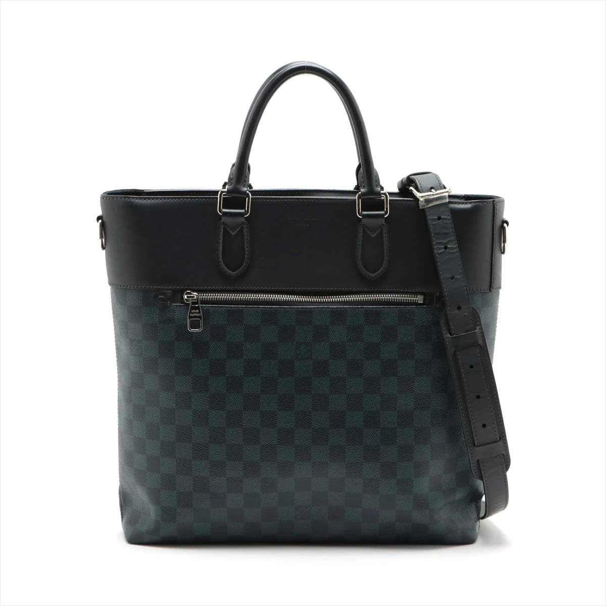 超極美品 ルイヴィトン トートバッグ ニューポート N41588 ダミエコバルト LOUIS VUITTON 【良品】ルイヴィトン ダミエコバルト ニュー