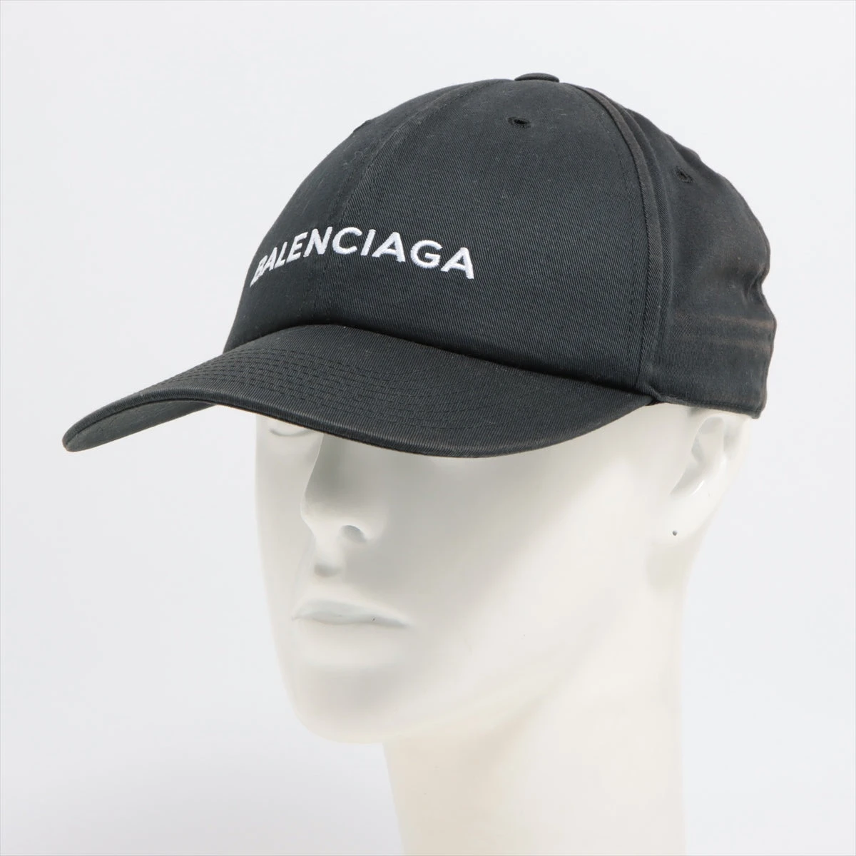 ✨超美品✨BALENCIAGA　キャップ　L58 　新ロゴ　マジックテープ　黒 ✨超美品✨BALENCIAGA キャップ L58 新ロゴ マジックテープ 黒