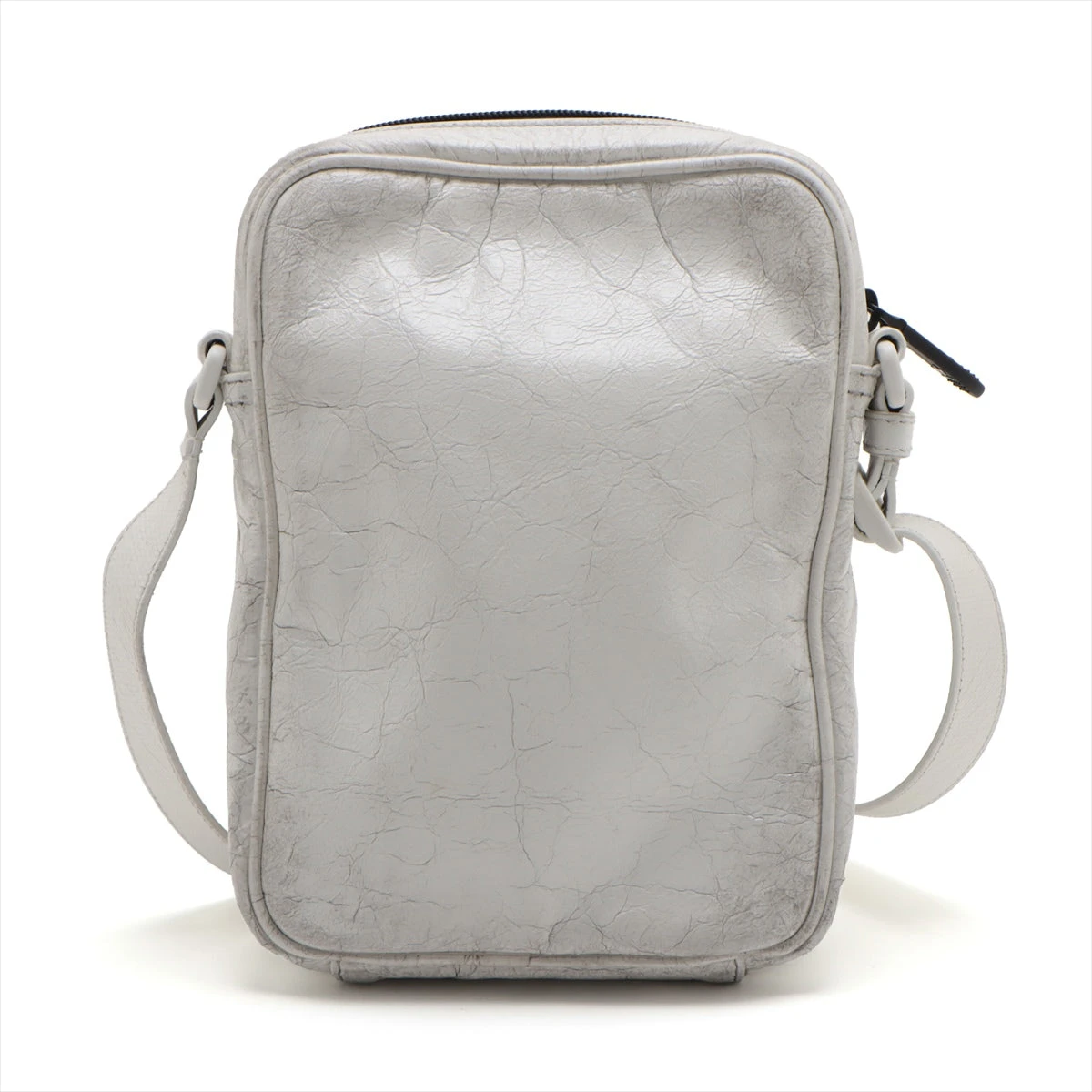 バレンシアガ×アディダス レザー ショルダーバッグ ブラック