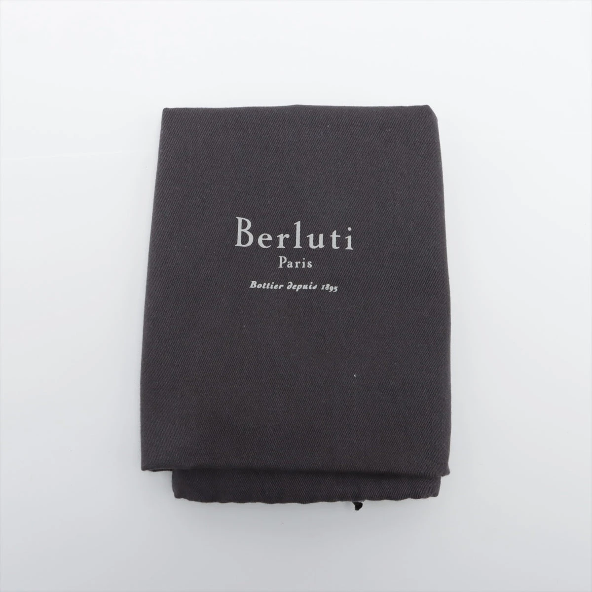 ベルルッティ カリグラフィ レザー クラッチバッグ ブラウン