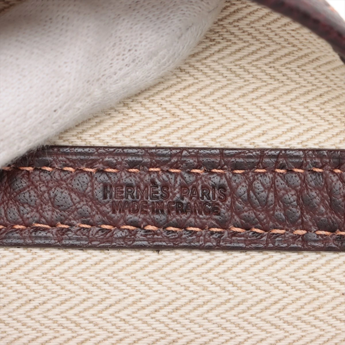 正規 エルメス アマゾニア 刻印H ガーデンパーティー HERMES 美品✨HERMES ガーデンパーティPM アマゾニア フランス製 正規品