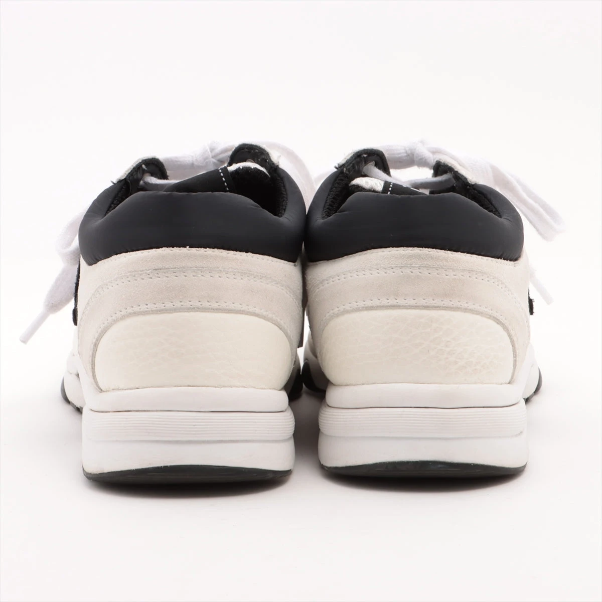 シャネル ココマーク メッシュ×レザー スニーカー 36 レディース