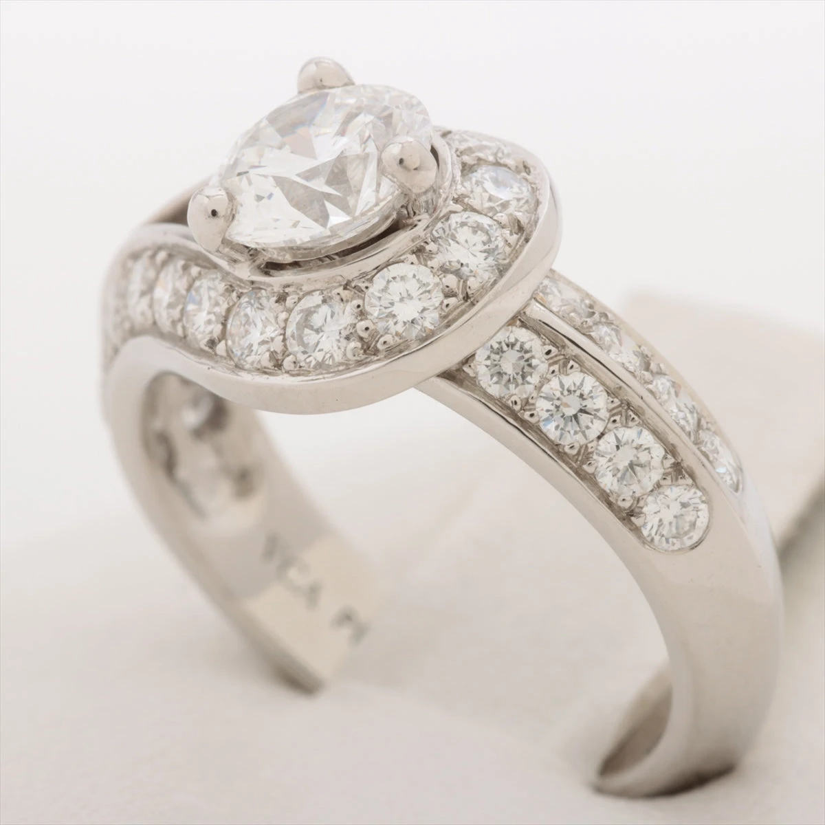 1円～ ヴァンクリーフ＆アーペル Pt950 ダイヤモンド リング D3p エトワール 47号 SELBY Van Cleef ＆ Arpelsヴァンクリーフ\u0026アーペル『PT950 クチュール