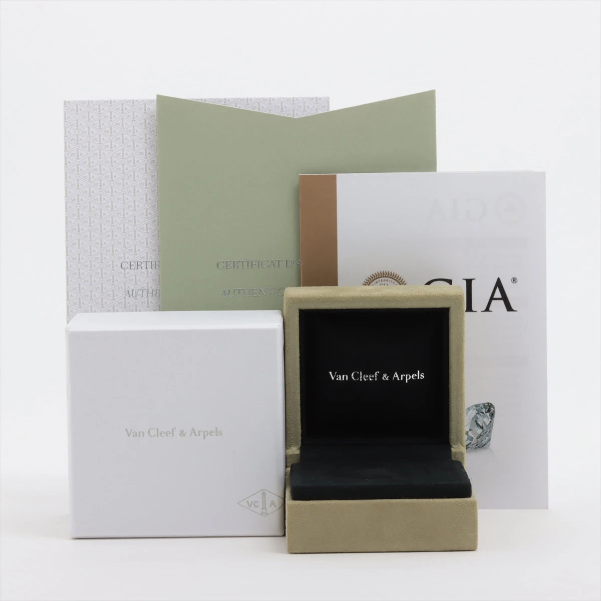 クチュール リング_ヴァンクリーフ＆アーペル ヴァンクリーフ&アーペル クチュール ダイヤ リング Pt950 6.4g 0.71 D