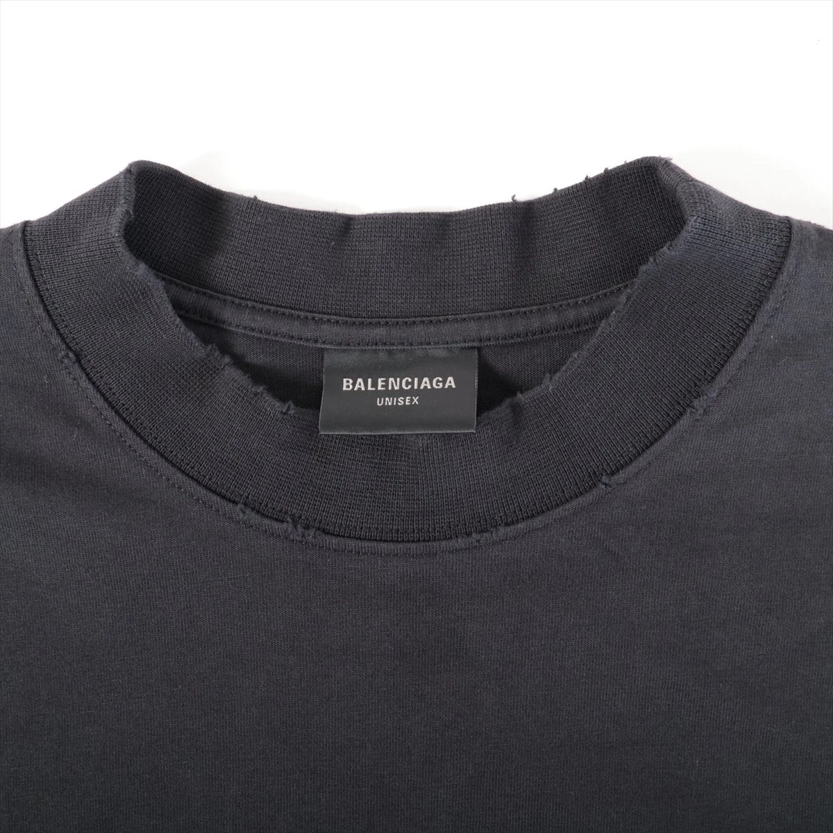 バレンシアガ 24年 コットン Tシャツ S ユニセックス ブラック 764235