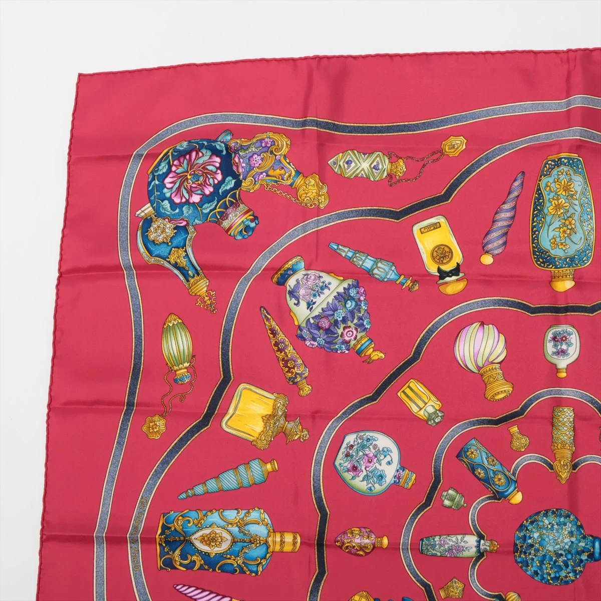 エルメス　スカーフ 90cm レア品❣️ 「アフォリズム」柄 HERMES エルメス カレ90 EARLY AMERICA 古き良きアメリカ 動物柄