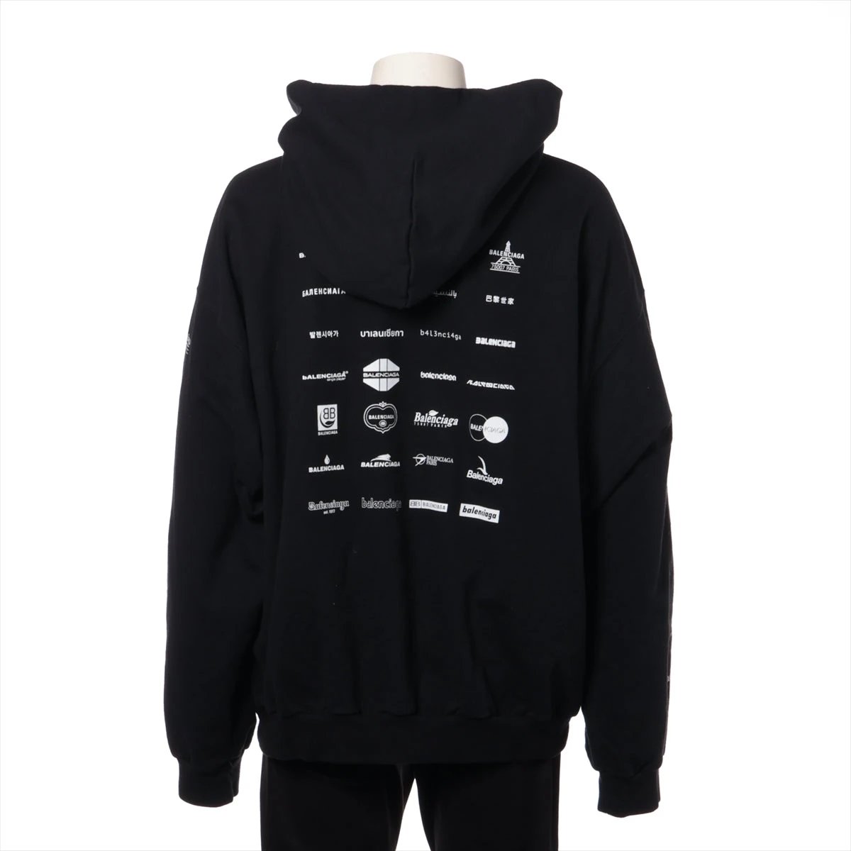 Balenciaga ネイビー コットンパーカー Balenciaga ジップアップ パーカー | ブルー | FARFETCH JP
