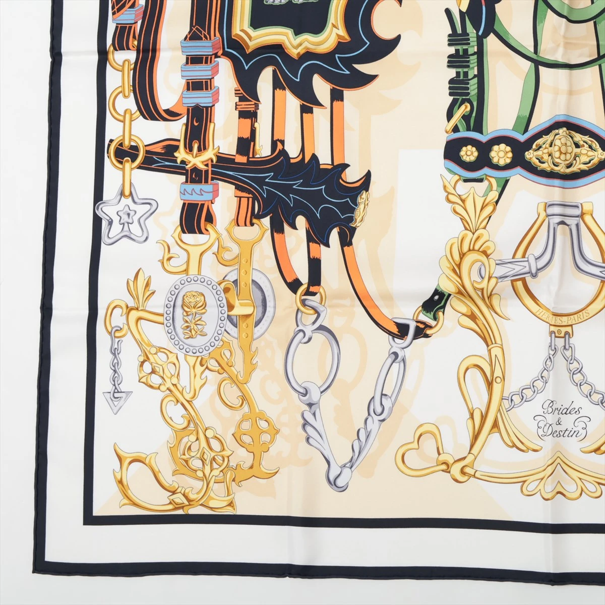 【HERMES (エルメス)】カレ90 ブリッド・エ・デスタン エルメス Hermes カレ90 スカーフ BRIDES ET DESTIN ブリッド