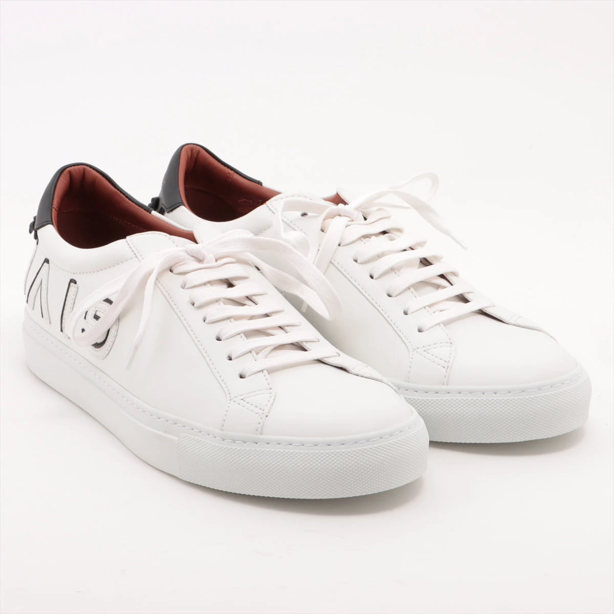 あらし　　1/4 ジバンシィ レザー スニーカー 44 メンズ ホワイト URBAN STREET