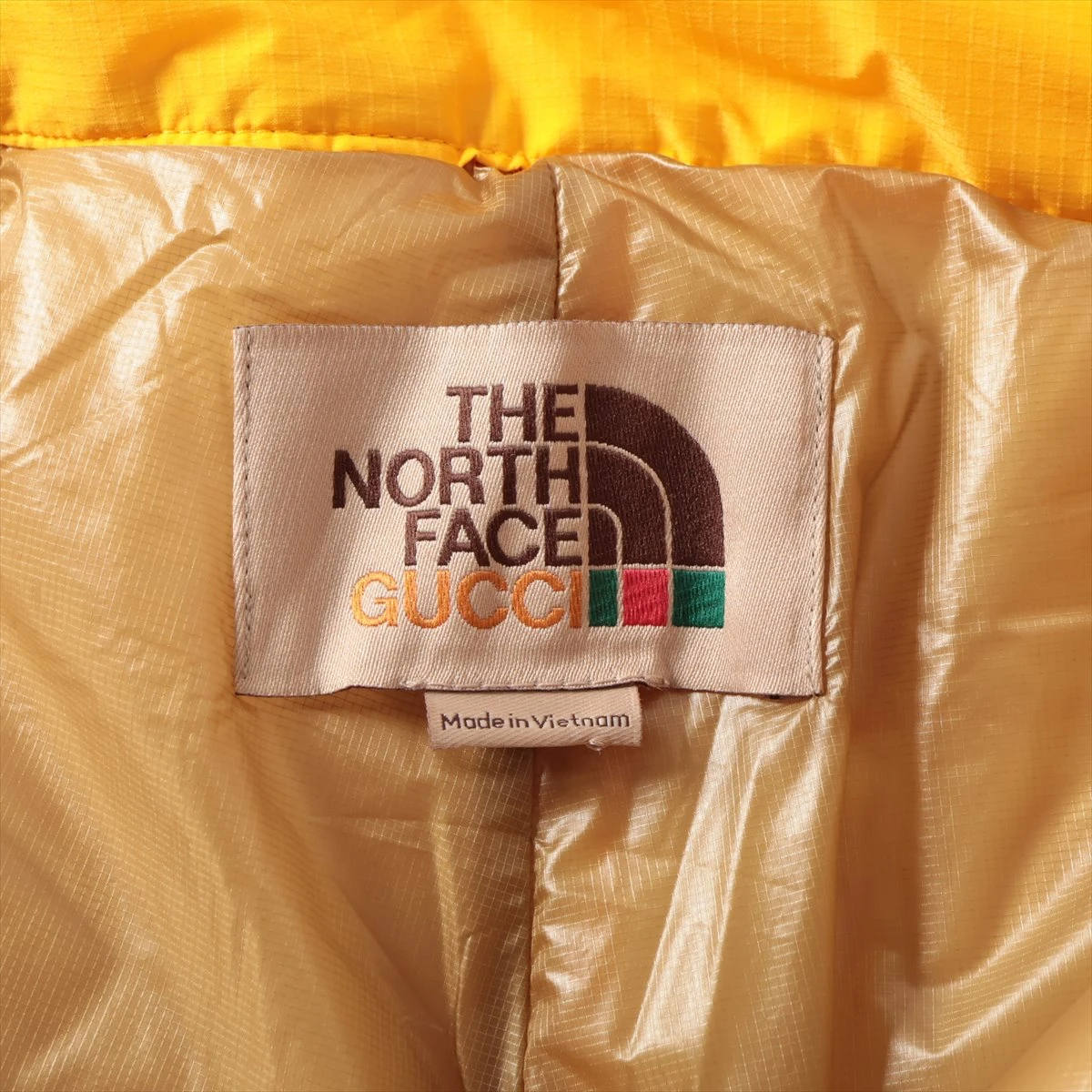 【新品未使用】GUCCI THE NORTH FACE オレンジ　663764 グッチ×ノースフェイス ポリエステル×ナイロン パンツ S