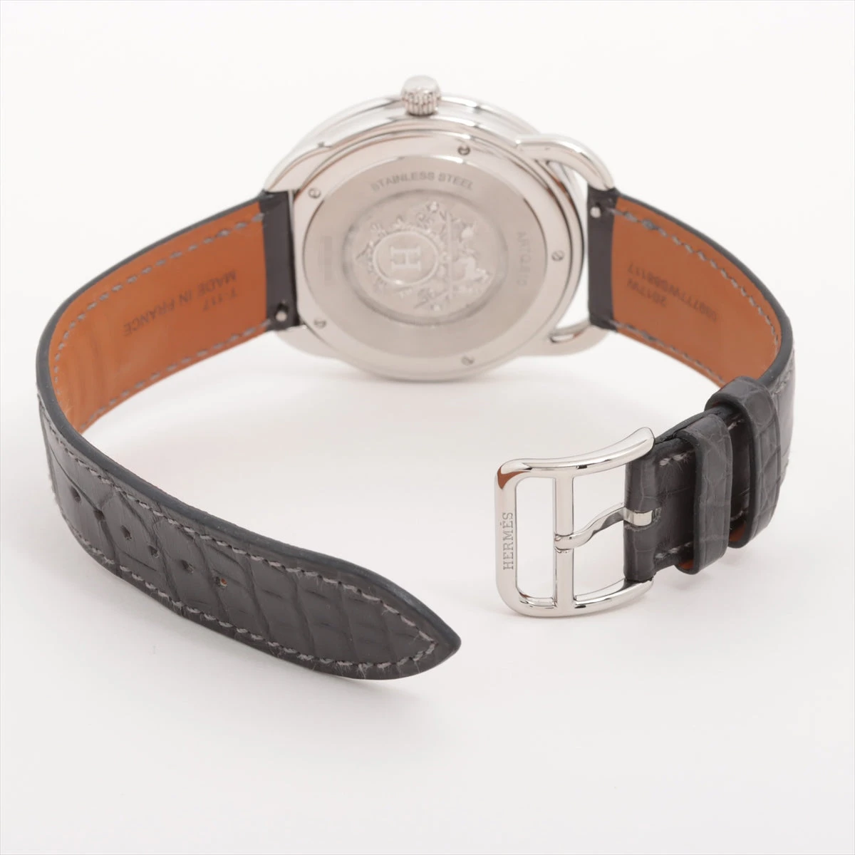 美品✨　エルメス　アルソー　金文字盤　コンビ　Hバンド　腕時計　レディース　QZ 稼働品！エルメス♦︎アルソー♦︎レディース腕時計 HERMES - 美