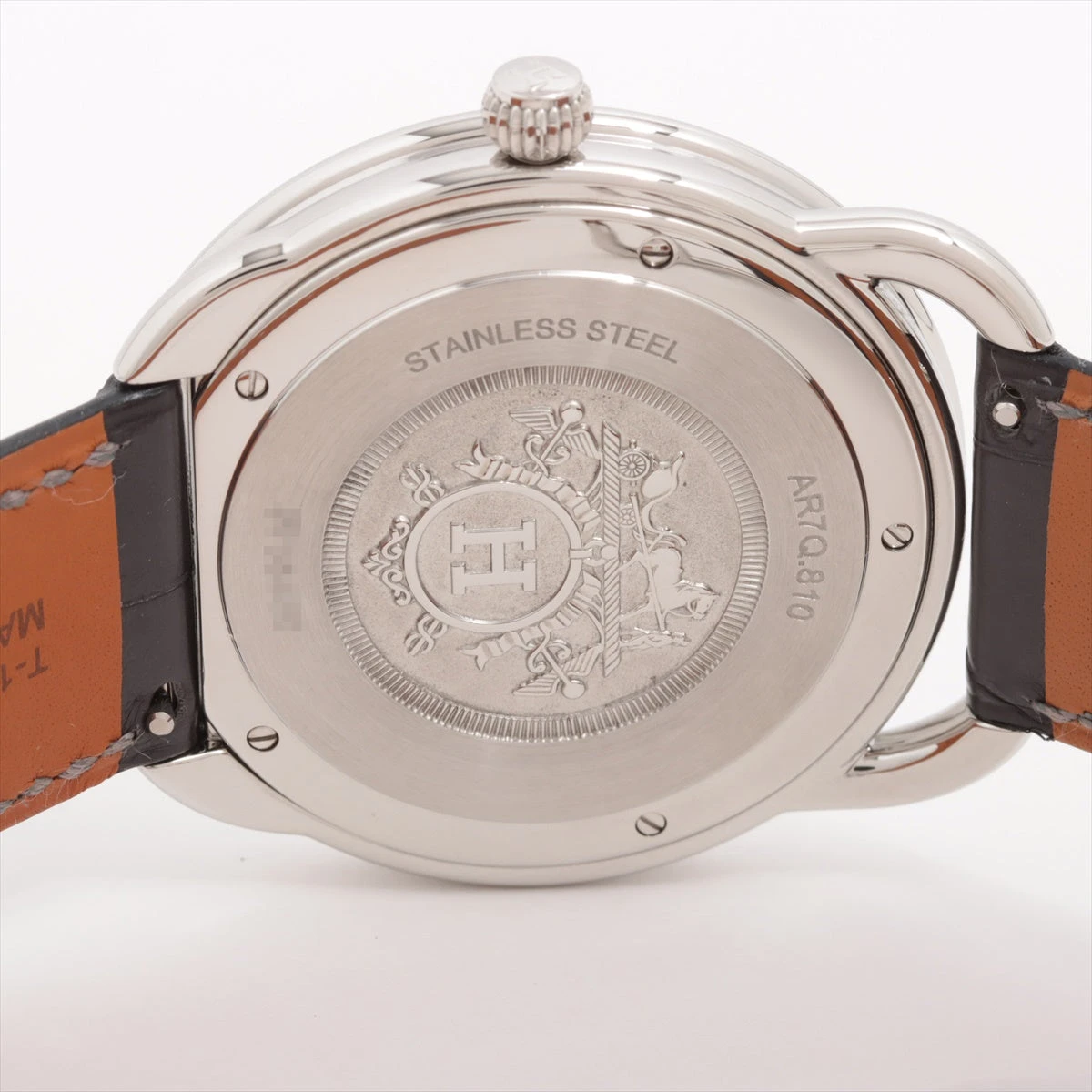 エルメス　アルソー　白文字盤　コンビ　Hバンド　腕時計　クォーツ アルソー】HERMES 'エルメス 時計' コンビモデル ホワイト文字盤