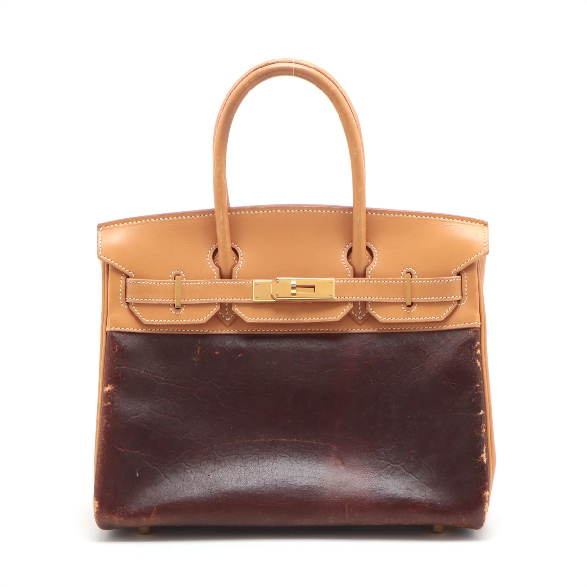 エルメス バーキン30 アマゾニア×ヴァッシュ ナチュラル×ブラウン