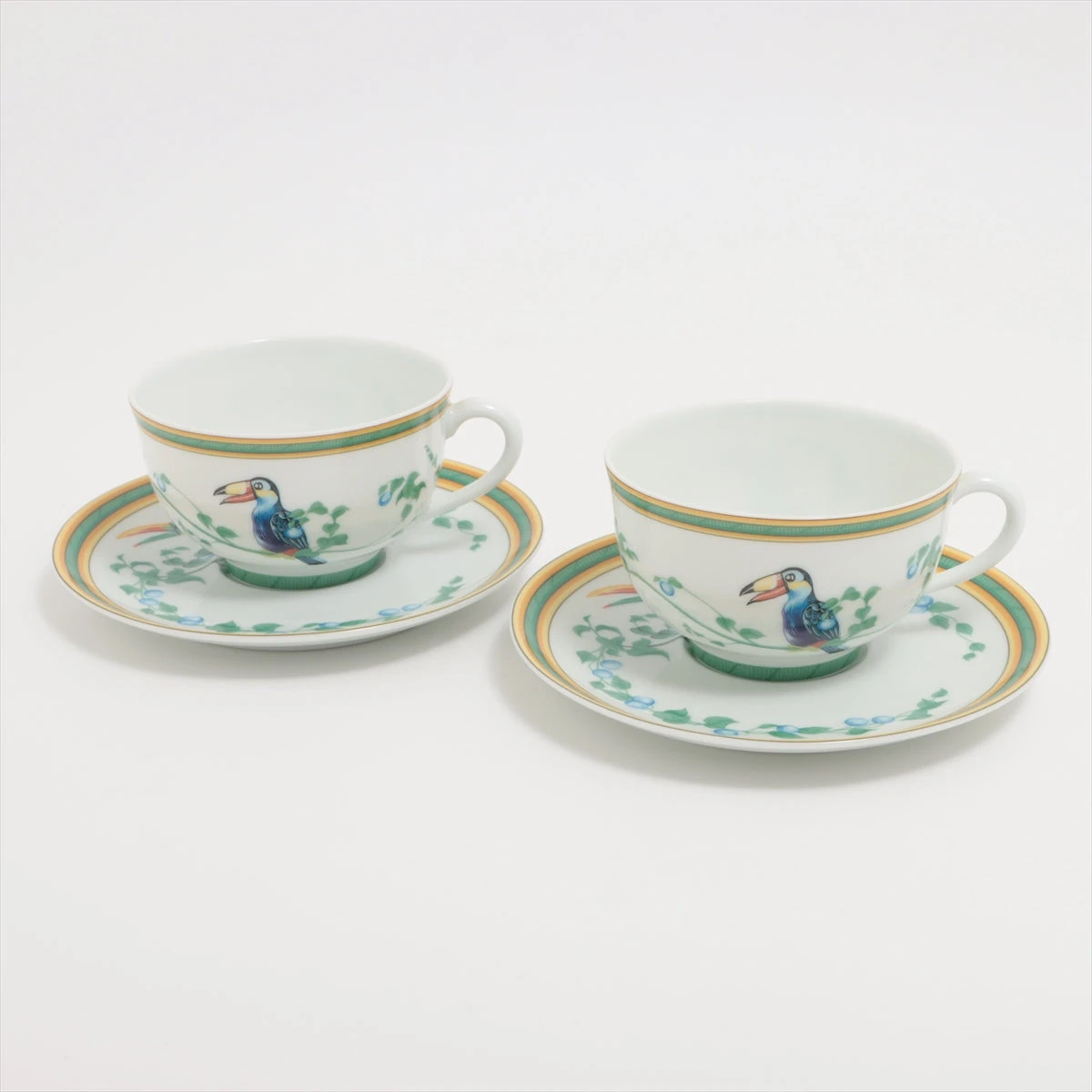 エルメス　Mesclun メスクラン　カップ&ソーサー2客セット エルメス Mesclun メスクラン カップ&ソーサー2客セット