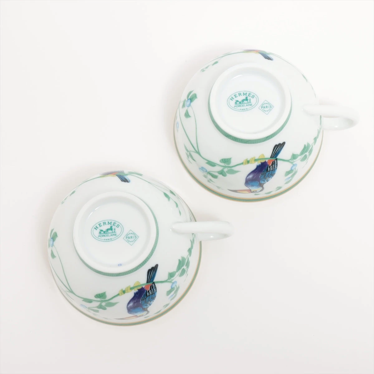 エルメス トゥカン カップ&ソーサー 陶器 2客セット A2969742