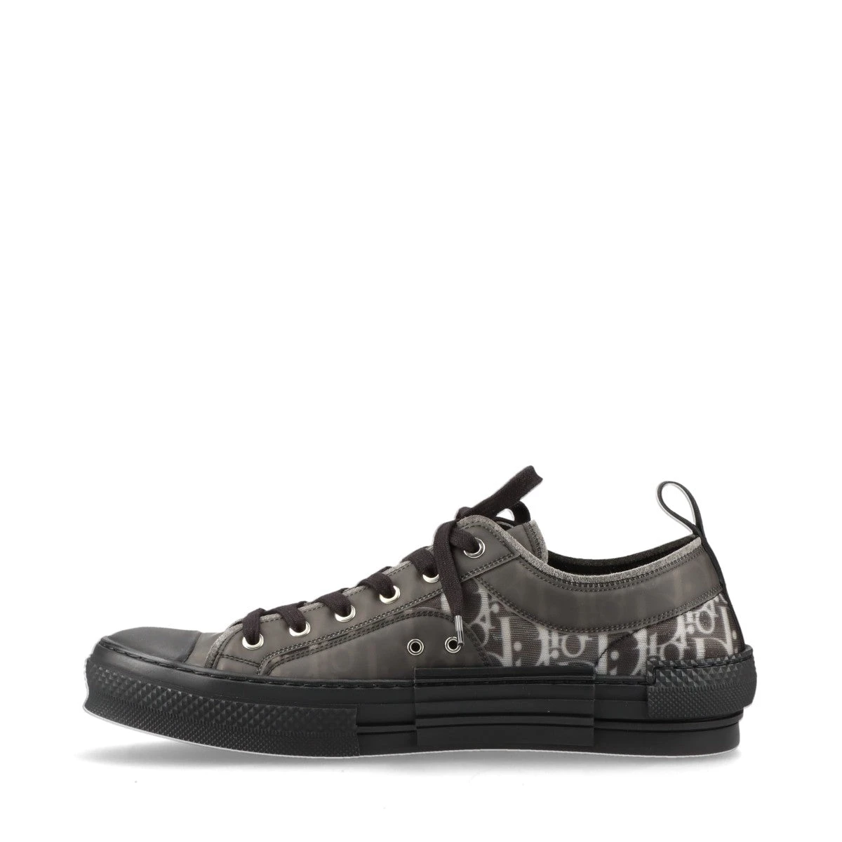 Christian Dior ハイカットスニーカー 黒 キャンバス/レザー