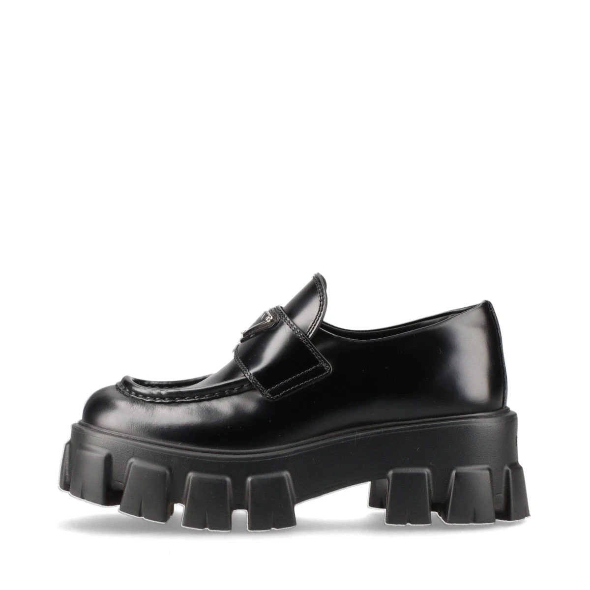 PRADA 黒 レザー ローファー 保存袋付き