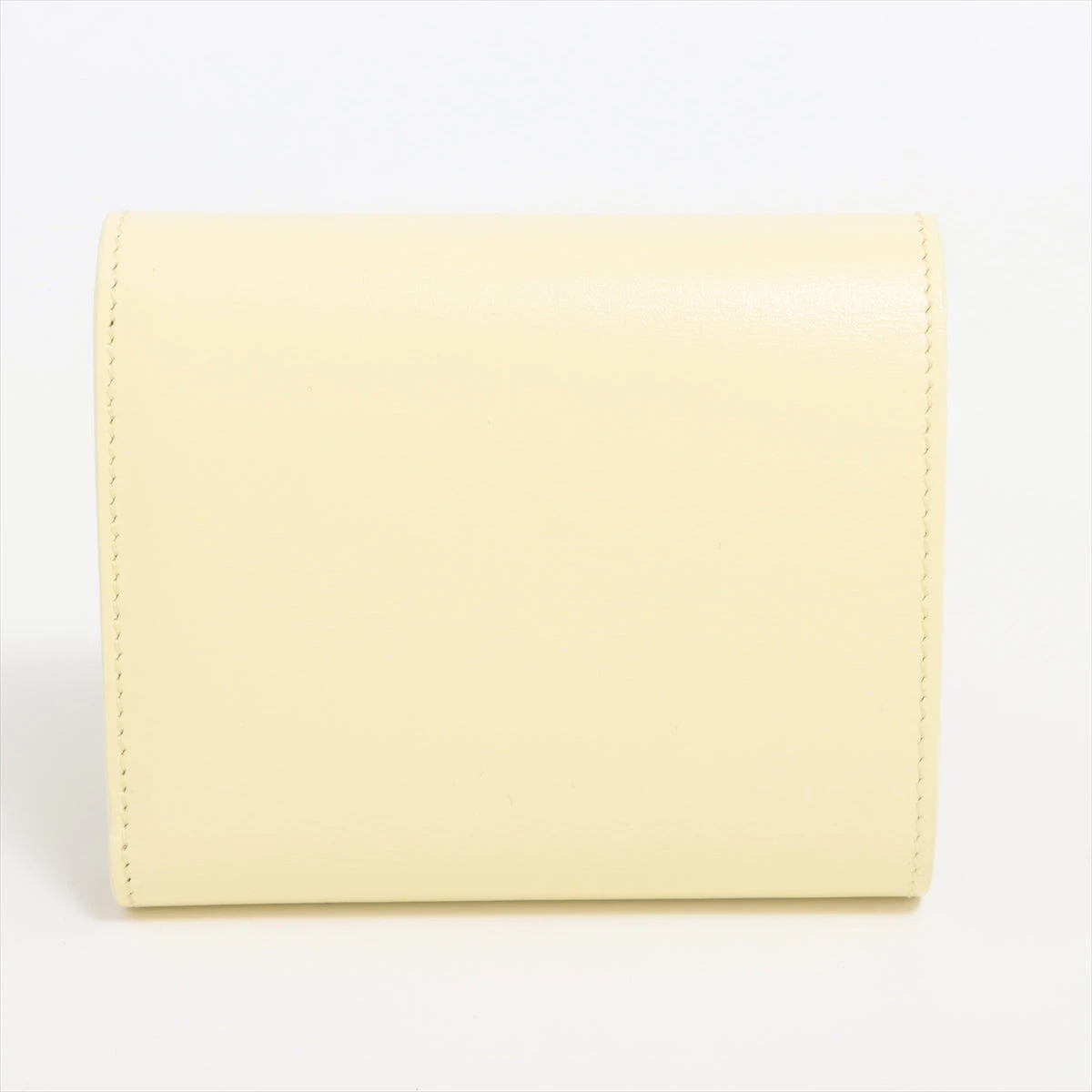 セリーヌ トリオンフ コインケース イエロー レザー CELINE - 美品 セリーヌ トリオンフ 10I483 レザー イエロー 黄