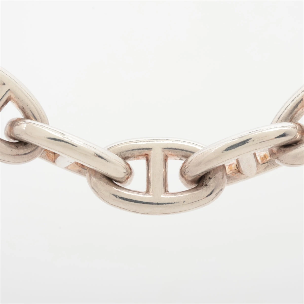 エルメス シェーヌダンクル ネックレス レザー×925 25.8g エルメス シェーヌダンクル ネックレス レザー×925 25.8g