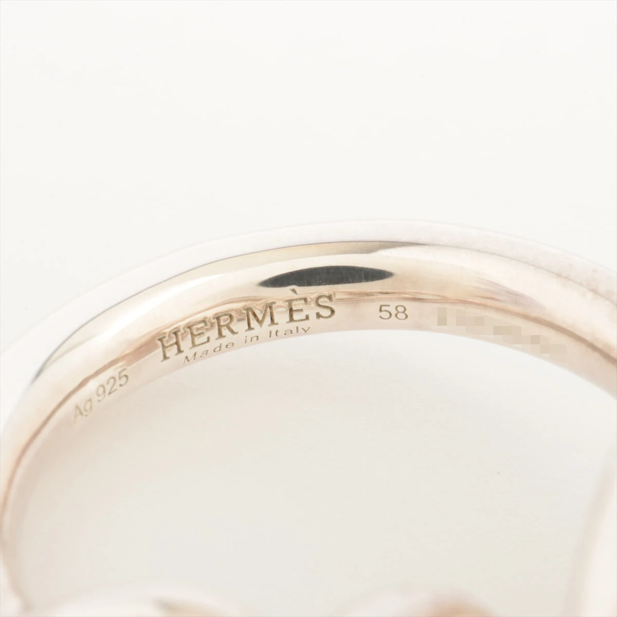 エルメス クロワゼット リング 58 925 14.9g シルバー A2978239