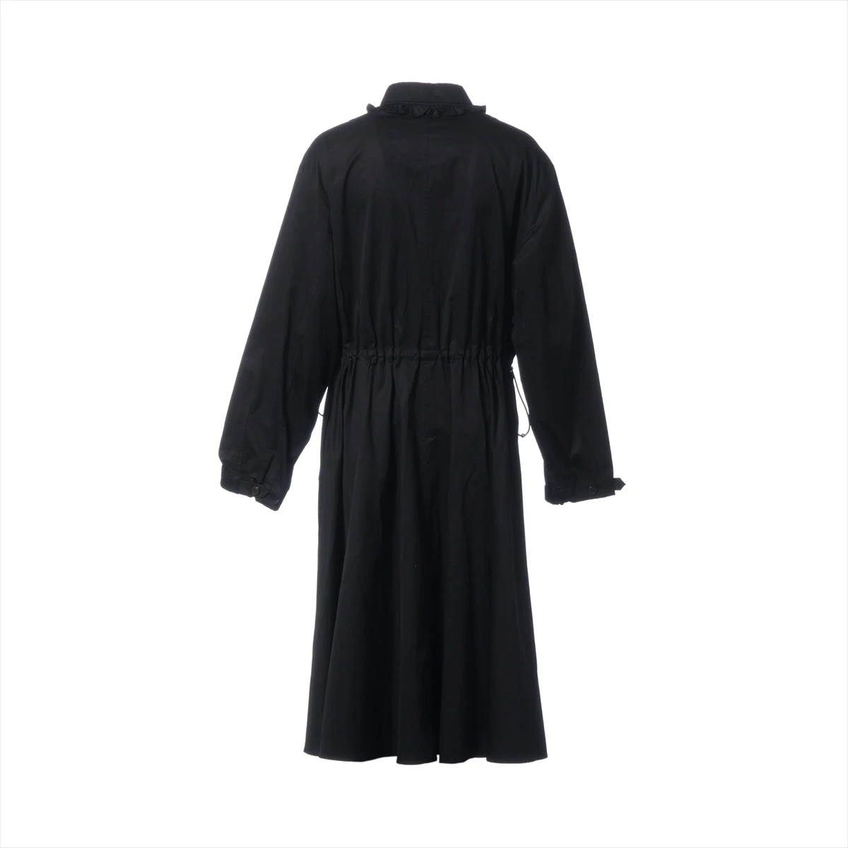 エルメス 24AW コットン ワンピース 38 レディース ブラック 4H0571DV