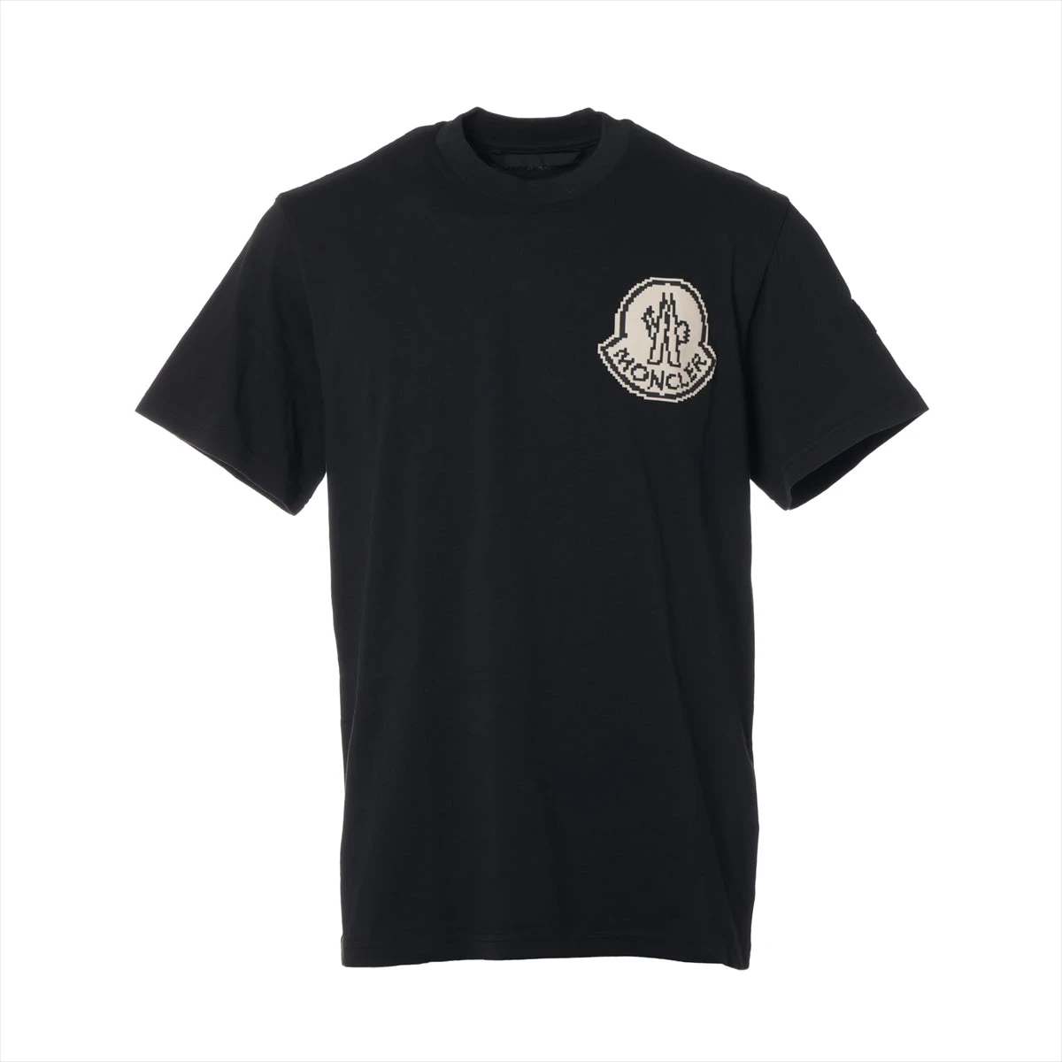 モンクレールTシャツ モンクレール 23年 コットン Tシャツ S メンズ ブラック