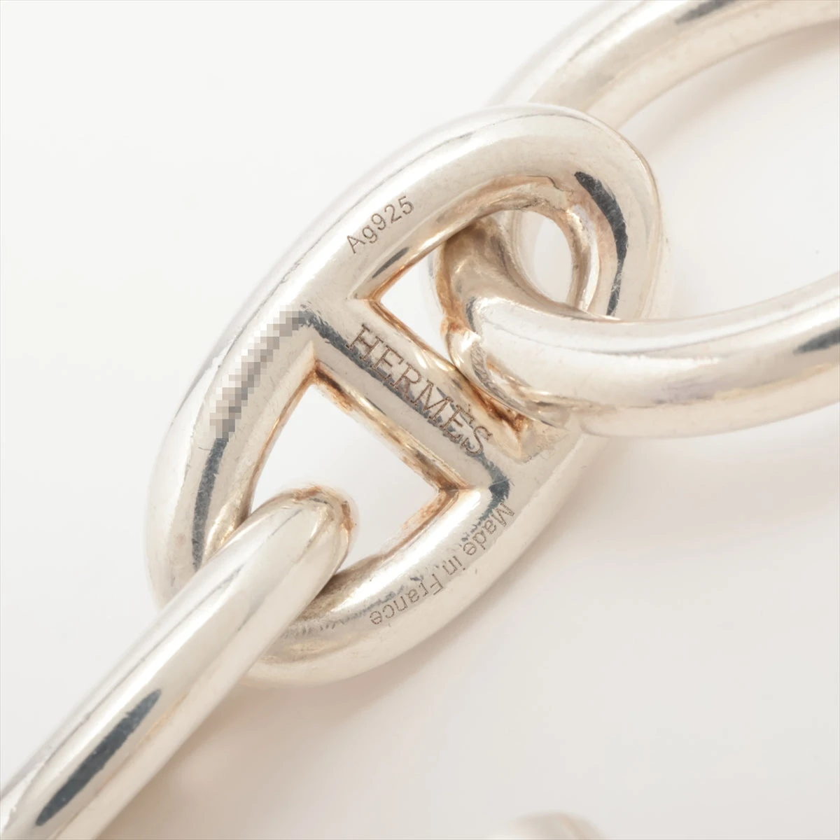 エルメス シェーヌダンクルGM ブレスレット 13コマ 925 73.4g シルバー