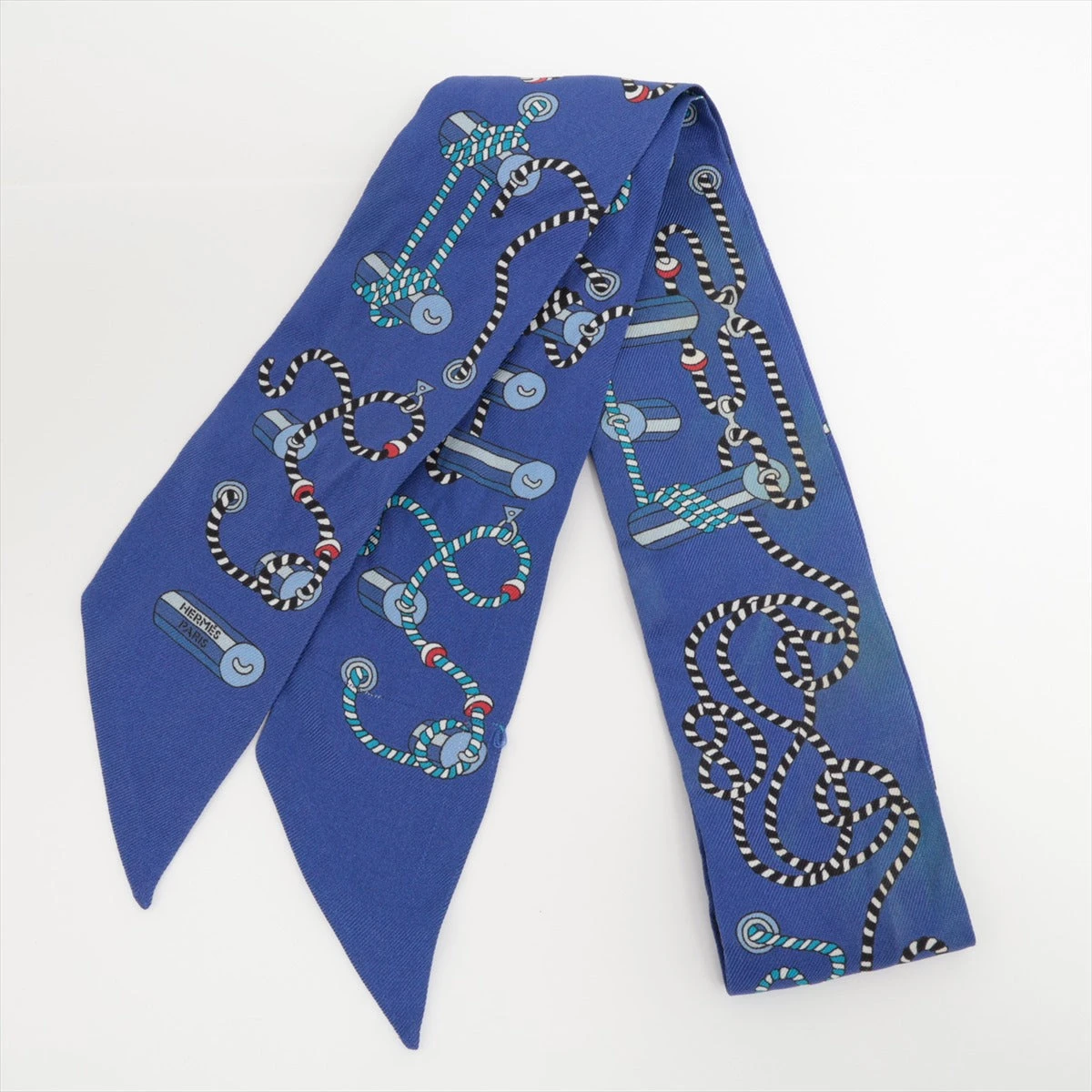 HERMES エルメス ツイリー スカーフ ネイビー系 シルク 楽天市場】【LaGアウトレット】HERMES エルメス Twilly Scarf