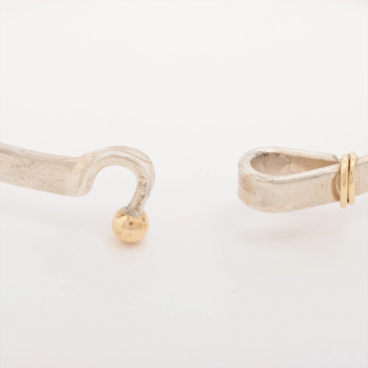 Tiffany&Co.ティファニーフック&アイ ラブノットバングル925/750