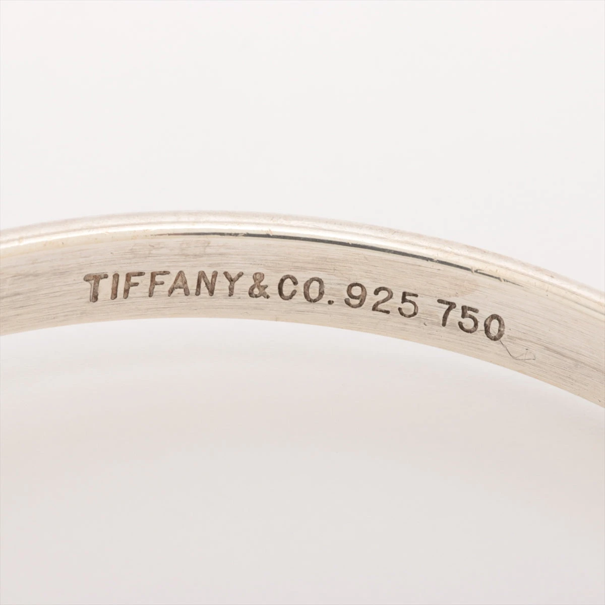 TIFFANY ティファニー フック&アイ バングル 925/750 コンビ