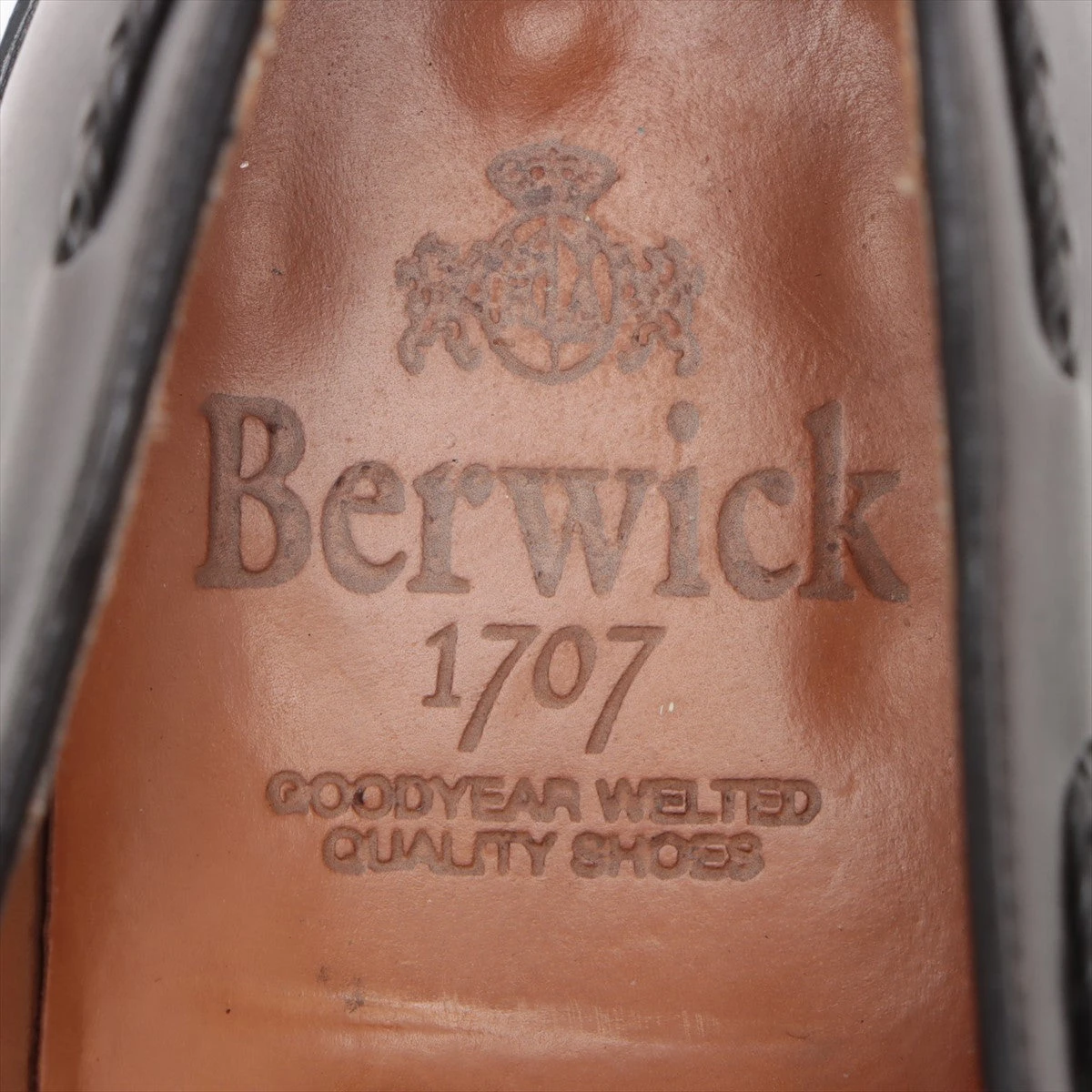 美品【Berwick】シボ革ローファー※純正シューツリー付　ブラック Berwick1707 | ダブルモンクストラップローファー | 4340BCDABK