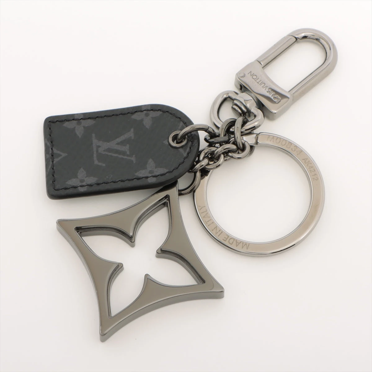 【中古美品】Louis Vuitton ブラックレザー キーホルダー 楽天市場】LOUIS VUITTON ルイ ヴィトン ポルト クレ