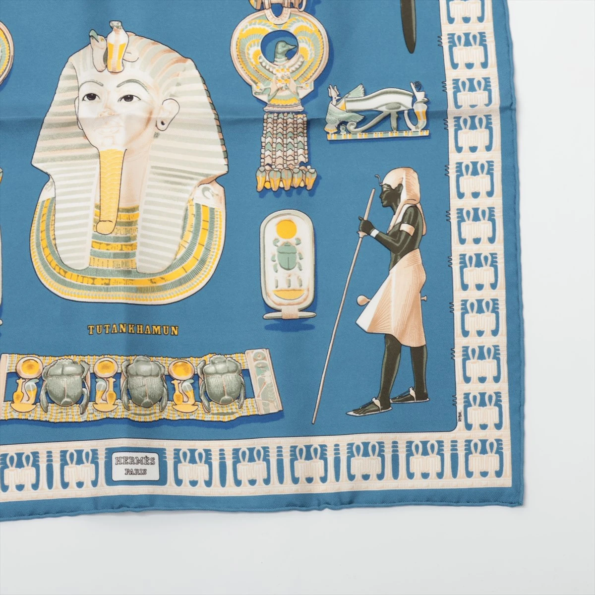 エルメス カレ45 TUTANKHAMUN ツタンカーメン スカーフ シルク