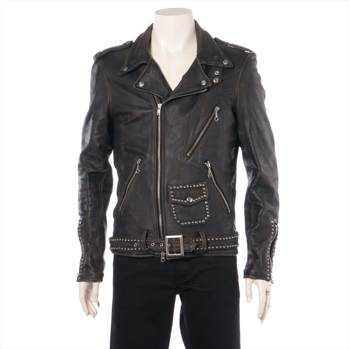 アンダーカバーイズム 04AW ラム ライダースジャケット L メンズ