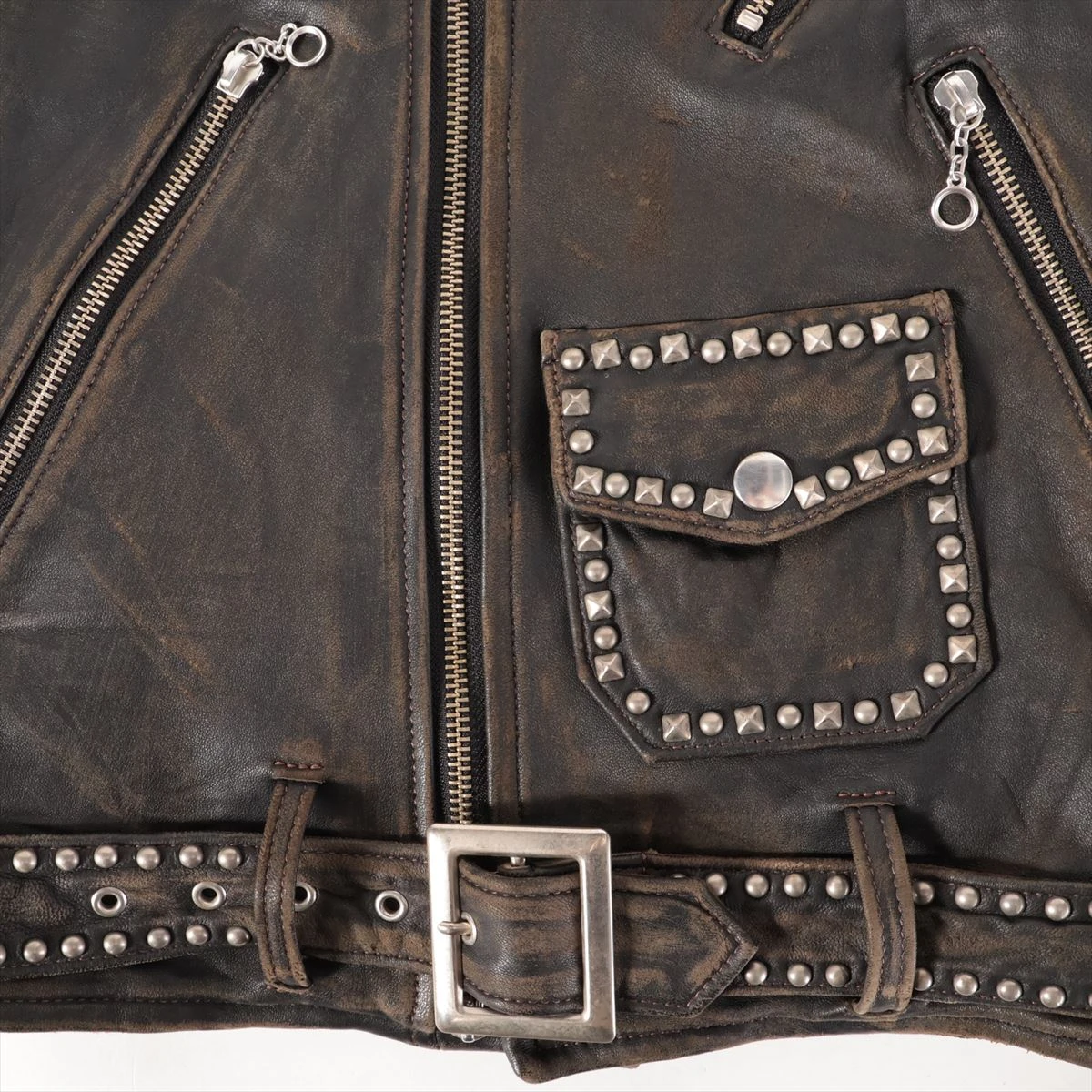 アンダーカバーイズム 04AW ラム ライダースジャケット L メンズ