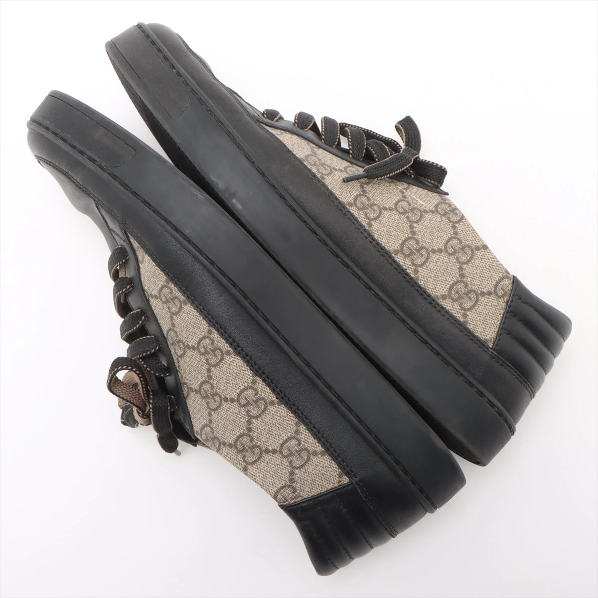 良品✨ グッチ GGスプリーム メンズ スニーカー ブラック 27cm相当 org.jpg