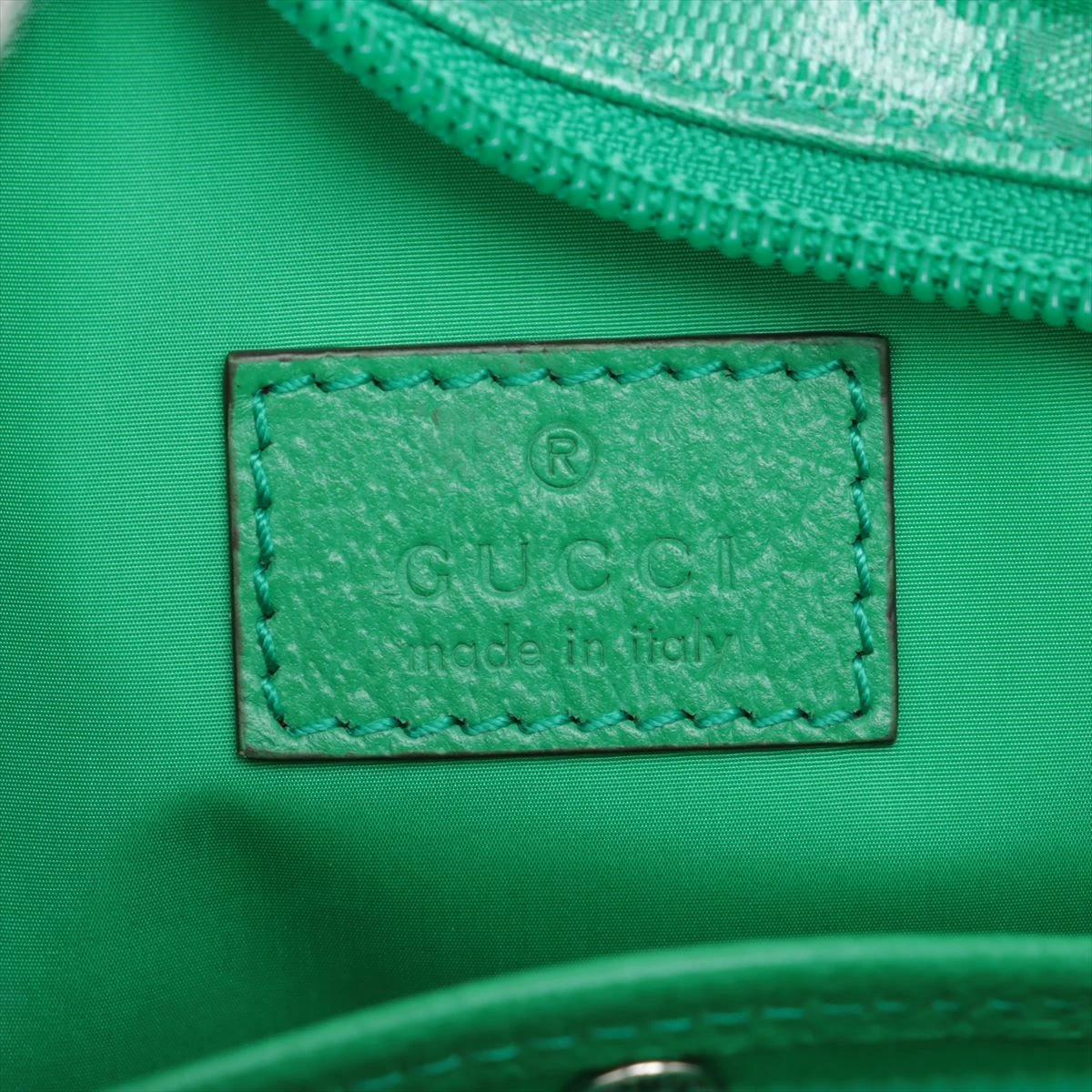 GUCCI グリーンレザーバングル GUCCI - 中古 グッチ GUCCI 727558 525040 ユニセックス