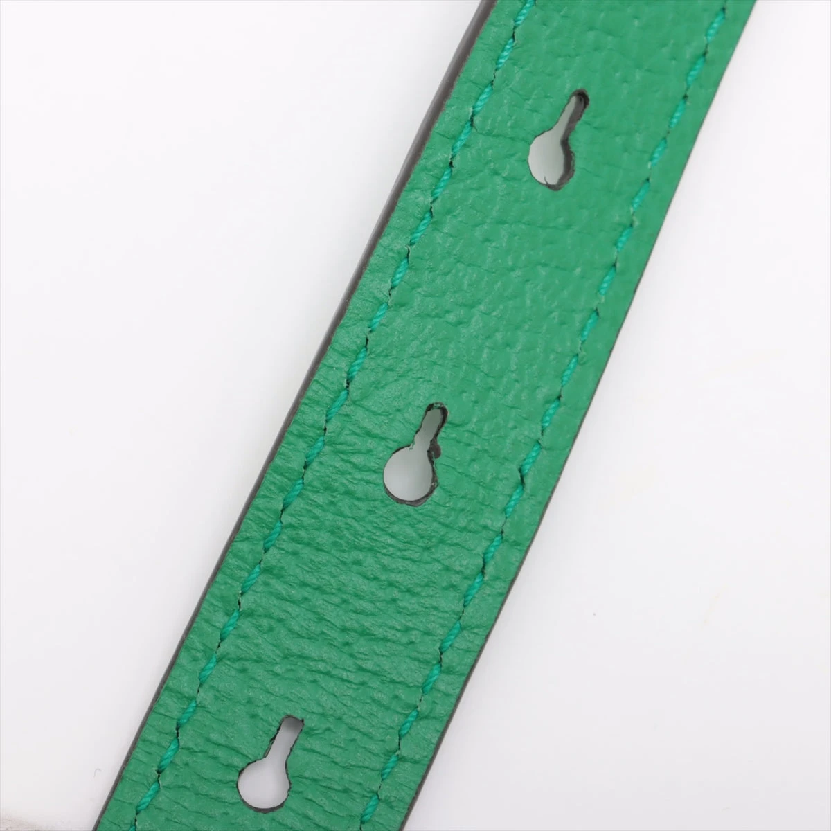 グッチ GGクリスタル PVC×レザー ショルダーバッグ グリーン