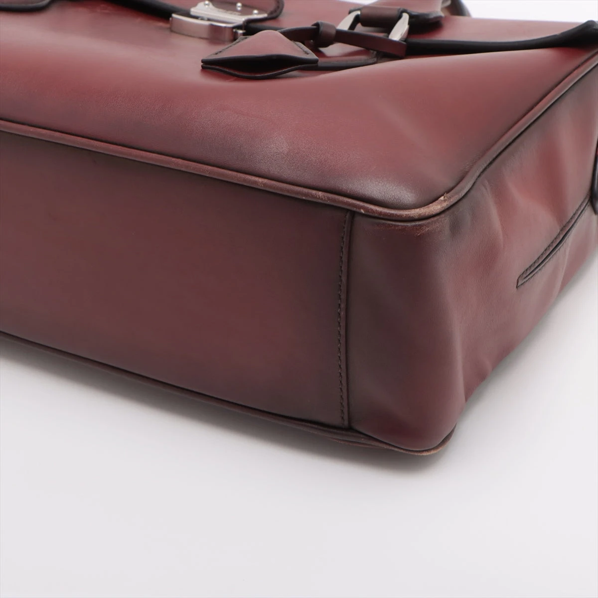 Berluti ビジネスバッグ エミーオ カリグラフィ オールレザー ブラウン ベルルッティ エミーオ レザー 2WAYビジネスバッグ ブラウン