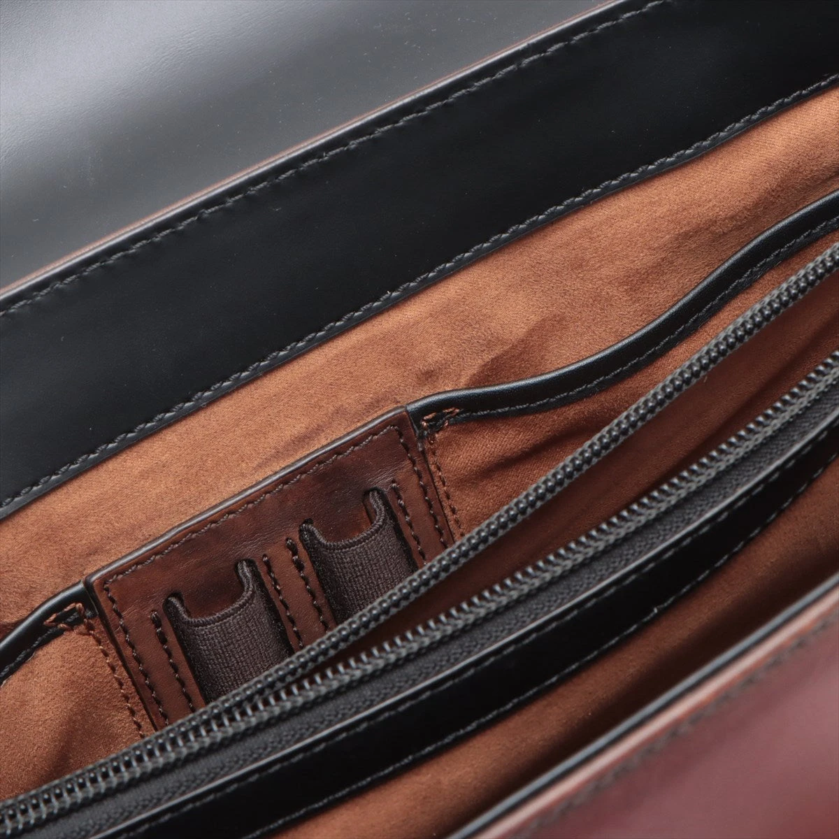 Berluti ビジネスバッグ エミーオ カリグラフィ オールレザー ブラウン BERLUTI - 【極美品】ベルルッティ エミーオ カリグラフィー