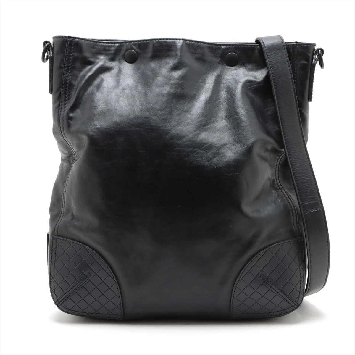 美品【BOTTEGA VENETA】スコルピート　ショルダーバッグ　ブラック 美品【BOTTEGA VENETA】スコルピート ショルダーバッグ ブラック