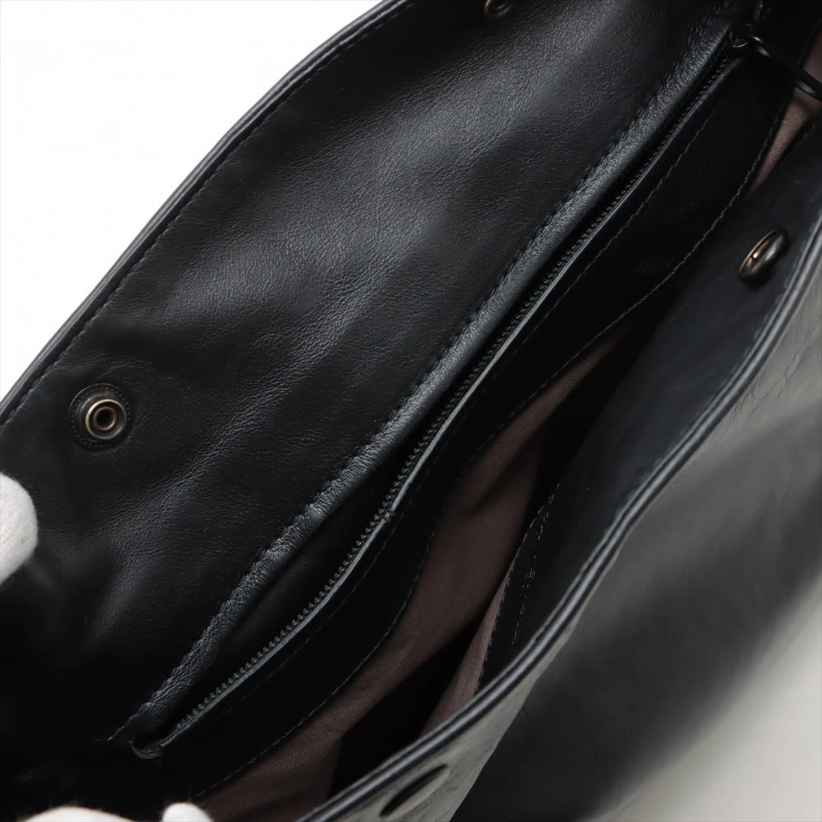 美品【BOTTEGA VENETA】スコルピート　ショルダーバッグ　ブラック 美品【BOTTEGA VENETA】スコルピート ショルダーバッグ ブラック