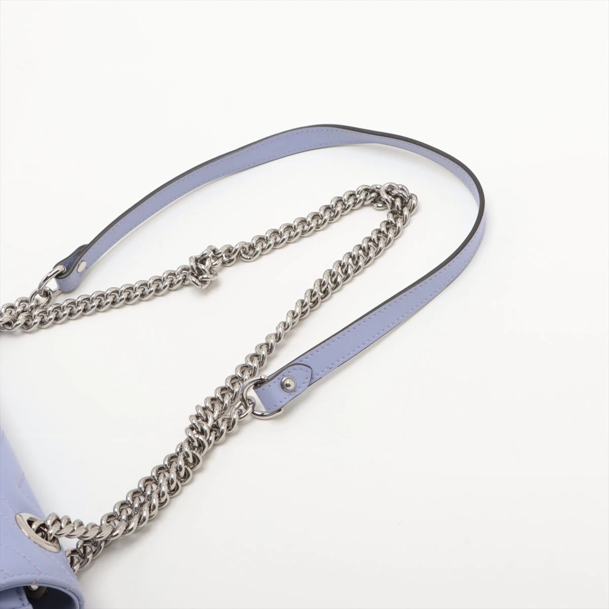 グッチ GGマーモント レザー チェーンショルダーバッグ パープル