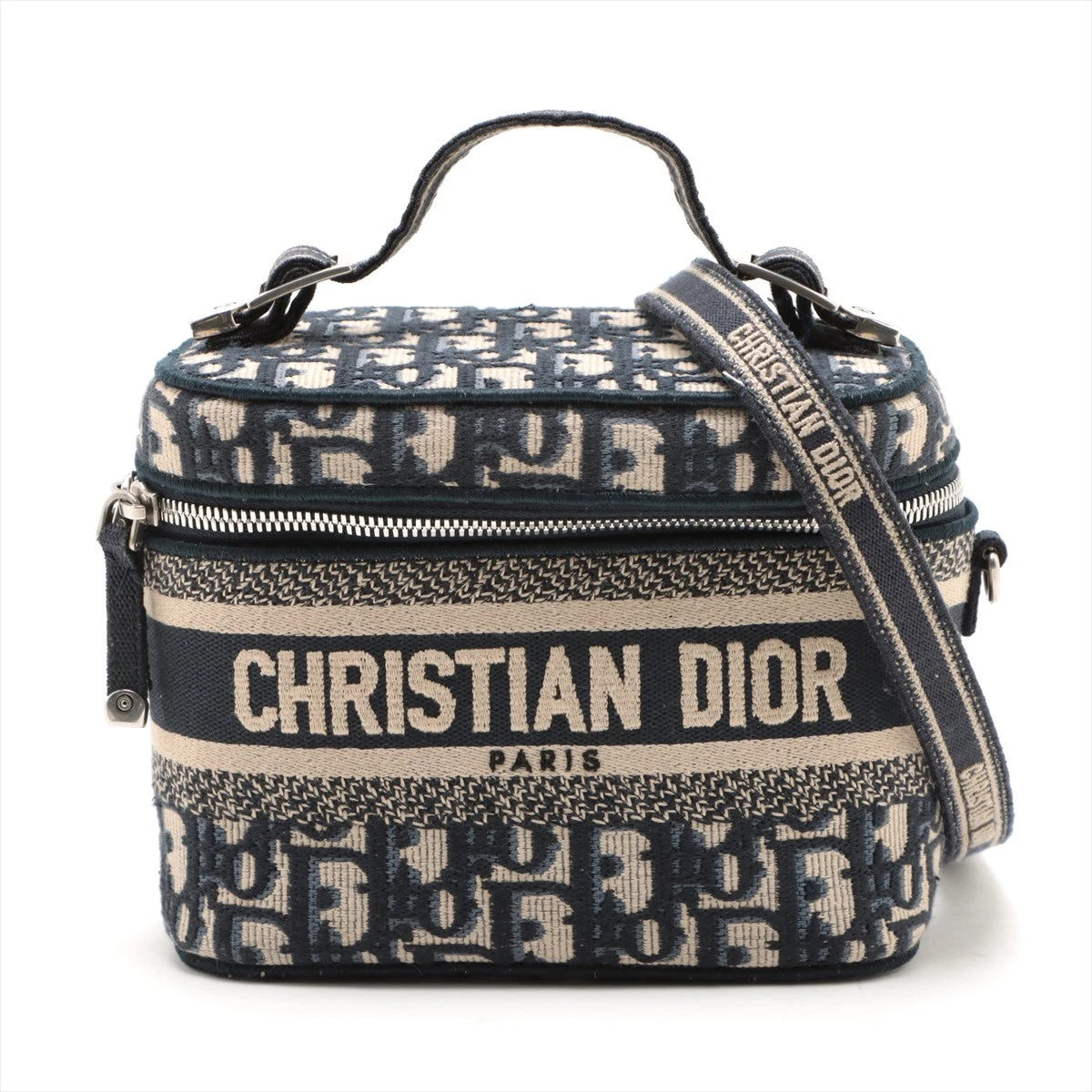 新品！Christian Dior バニティ キャンバス 2WAYバッグ クリスチャンディオール オブリーク キャンバス 2WAYバニティ
