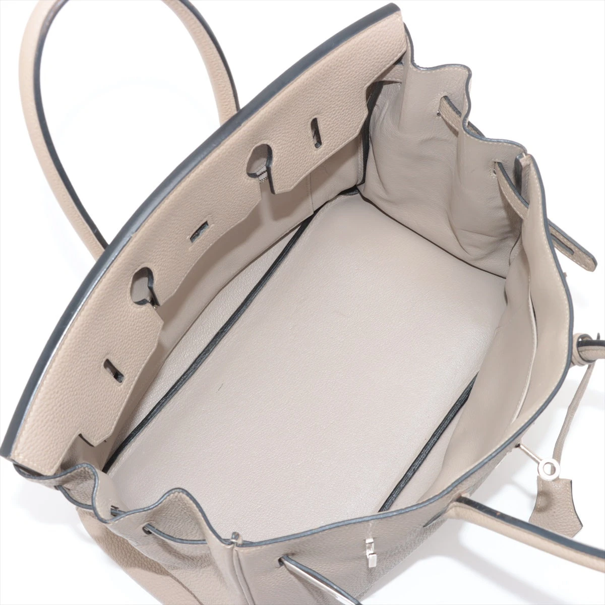 エルメス バーキン35 トゴ トゥルティエールグレー シルバー金具 □J 
