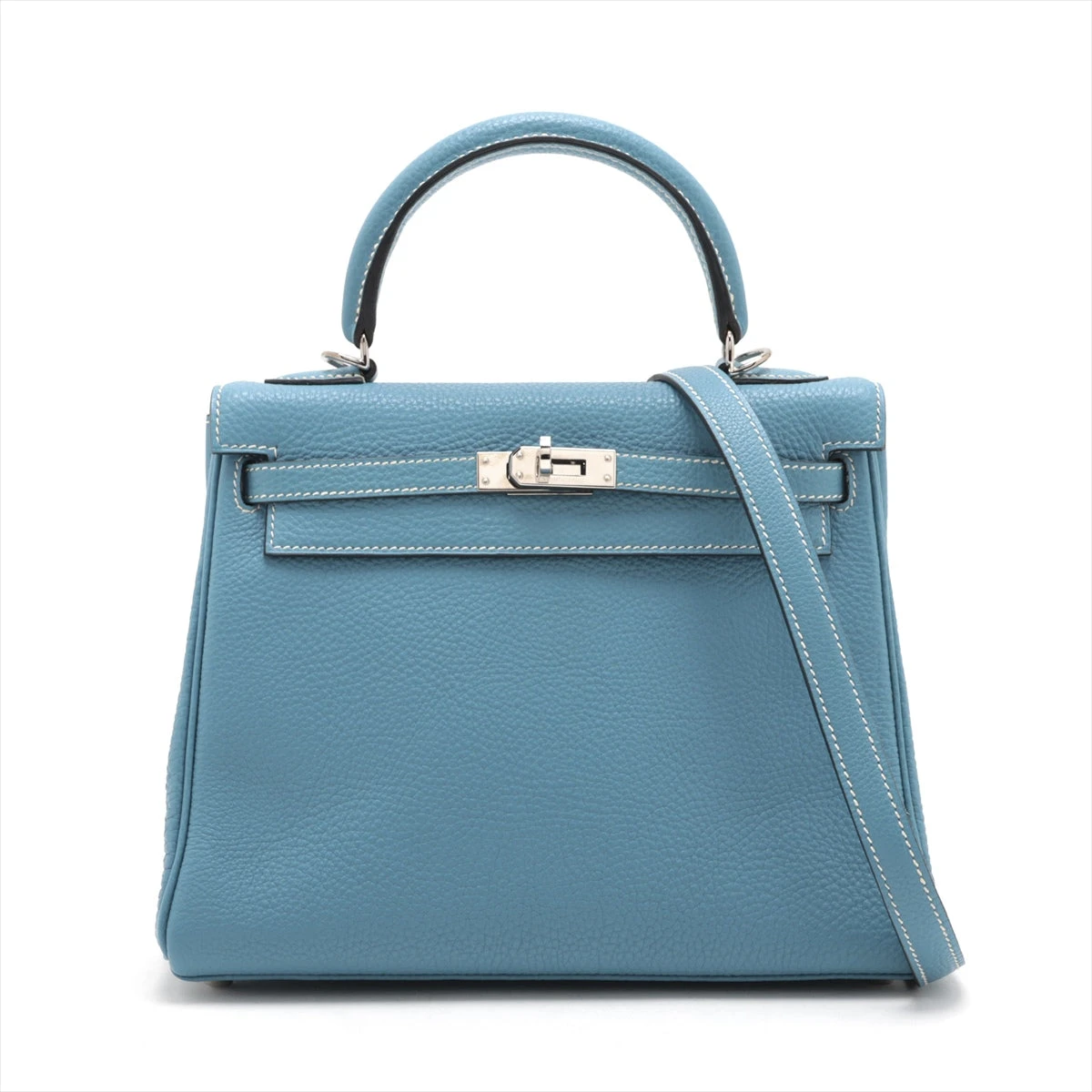 HERMES エルメス ケリードゥブルトゥール T4 ネイビー シルバー金具 2024年製 エルメス ケリー50 リラックス ヴォヤージュ ブラック